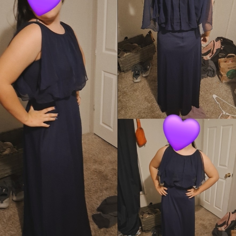 Chic Navy Kids Formal Dress